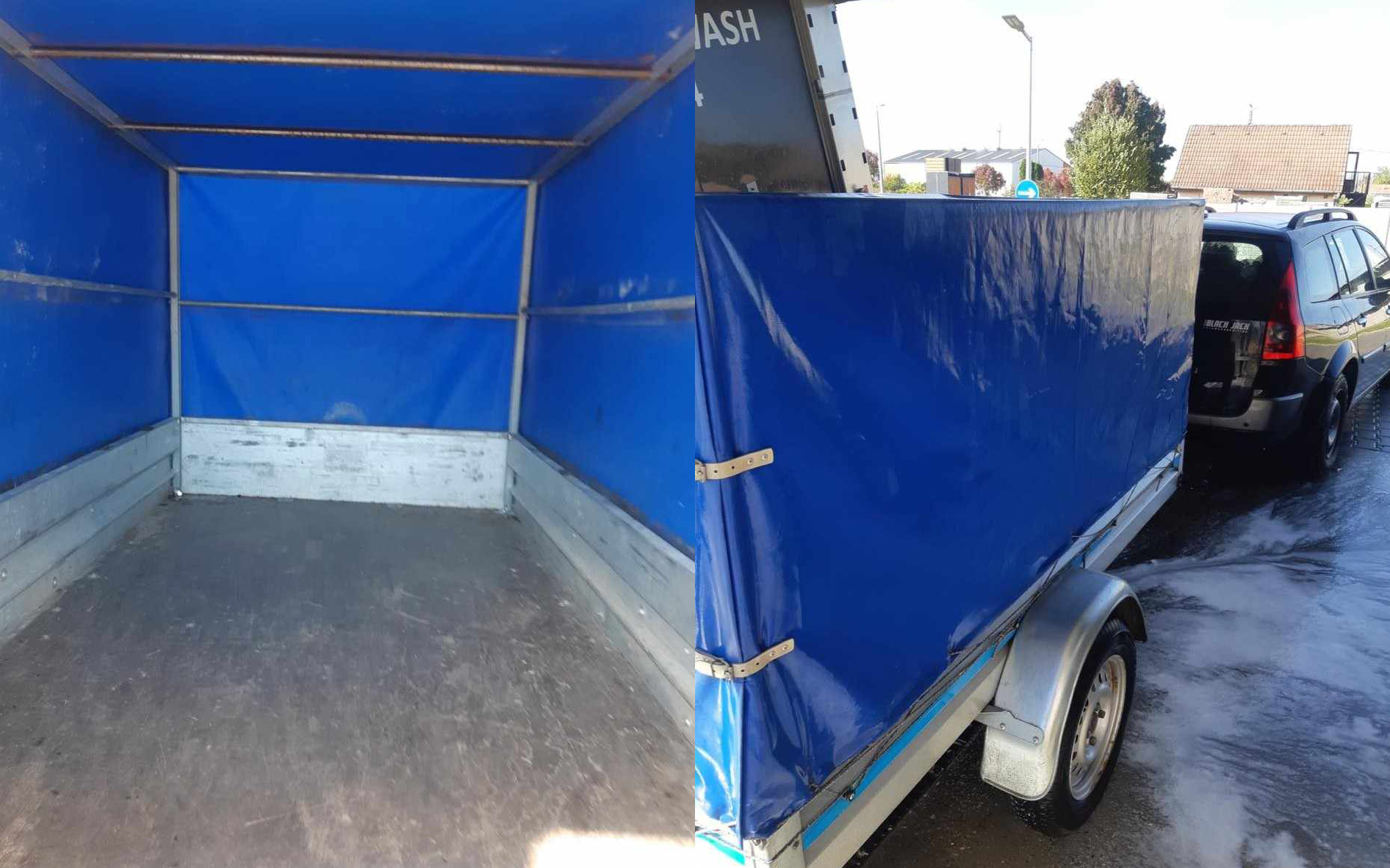 Ponyvás utánfutó kölcsönzés Budapest XVIII Vecsés Gyál